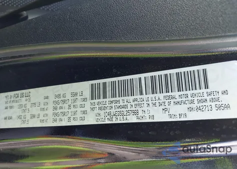 2016 Jeep Wrangler Unlimited 75Th Anniversary from USA, damaged, VIN 1C4BJWEG5GL257968